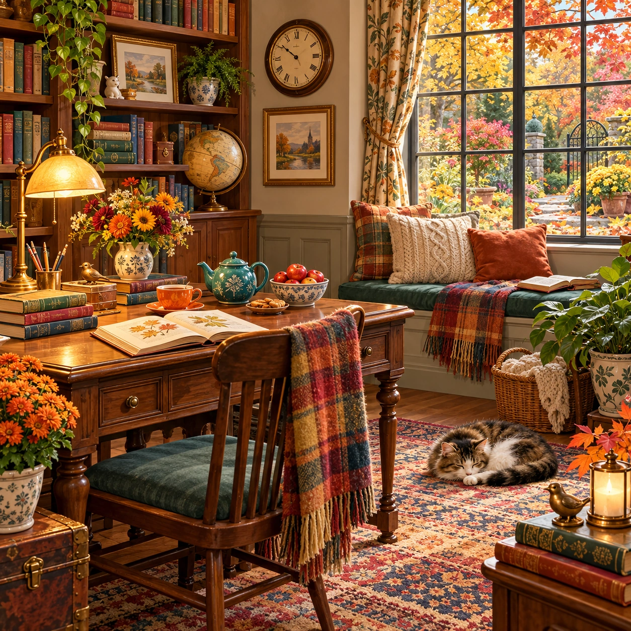 Autumn Reading Room — original